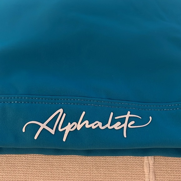 Alphalete Blue Racerback Sports Bra - Picture 2 of 4